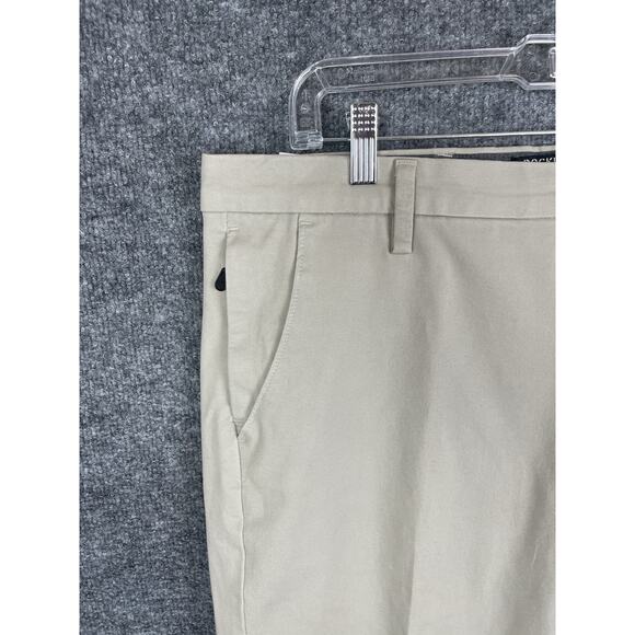 Dockers Smart 360 Flex Pants Khaki Mens 34X32 Tan Chino Workday Classic Fit - Picture 2 of 12